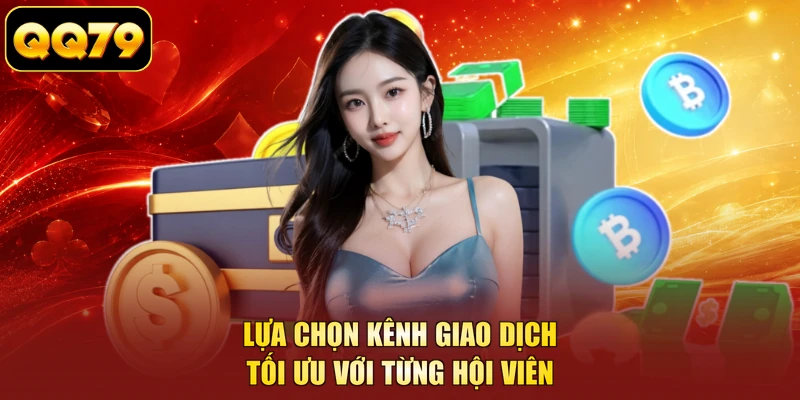 Lựa chọn kênh giao dịch tối ưu với từng hội viên